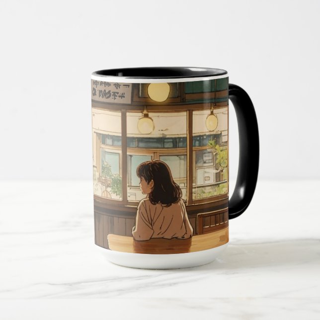 Fille en Mug (Devant droit)