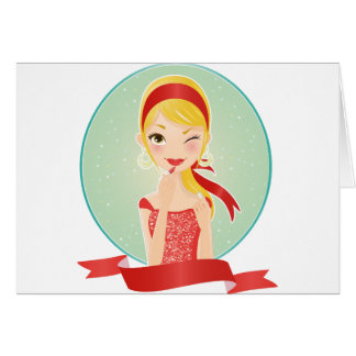 Fille en rouge