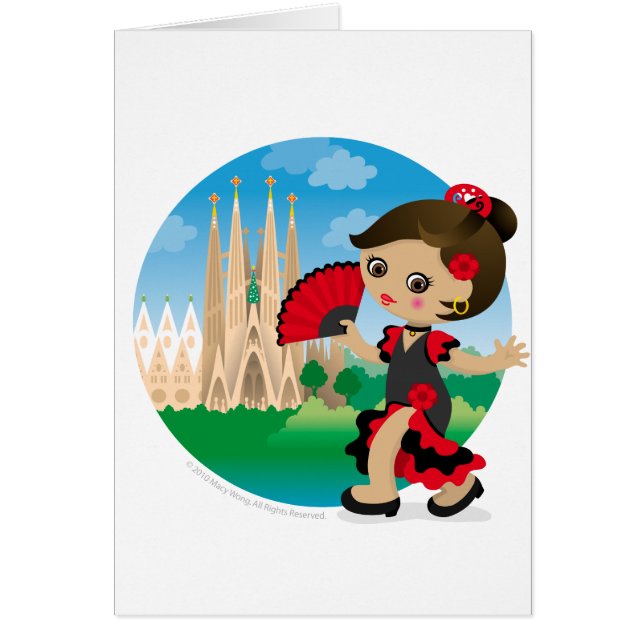 Fille espagnole (Devant)