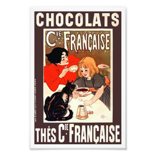 Fille et chat, Poster vintage, Alexandre Steinlen