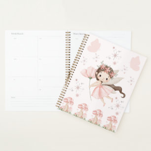 Fille Fée Rose   Illustration de Fée Pastel Mignon