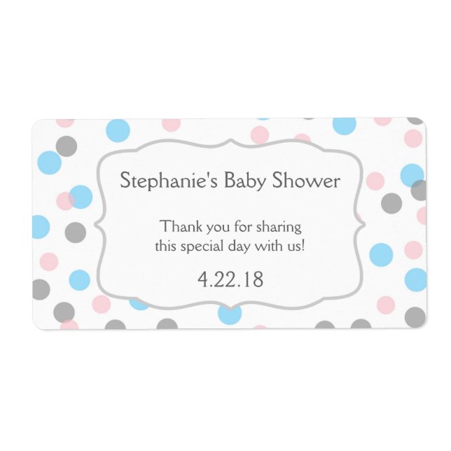 Fille garçon jumeaux / genre révéler la bouteille  (Devant)