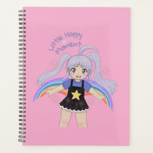 Fille Heureuse Illustration Dessinée à la Main – P