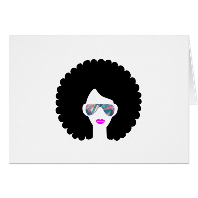 fille hologram afro (Devant horizontal)