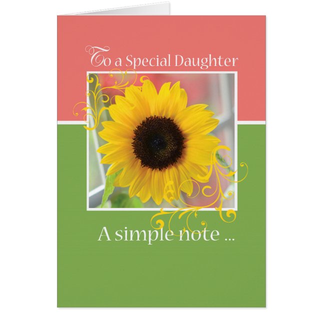 Fille, juste une note tournesol (Devant)