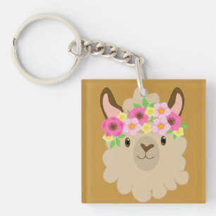 Fille Llama Porte - clé