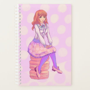 Fille Macaron rose