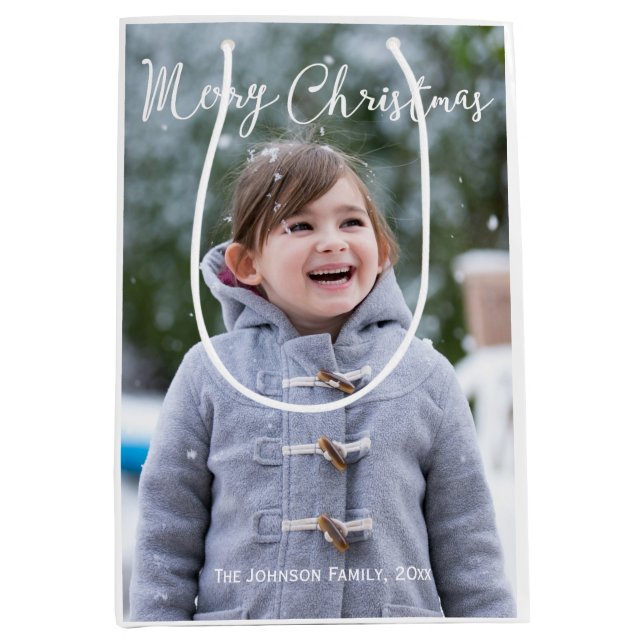 Fille Meduim Et Photos De Neige Sacs Cadeaux De No (Devant)