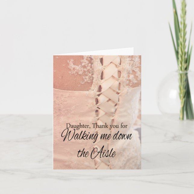 Fille Merci de me faire descendre Aisle (Devant)