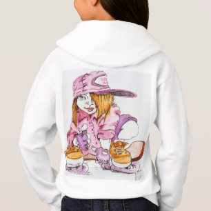 Fille mignonne superbe de planchiste sur le sweat