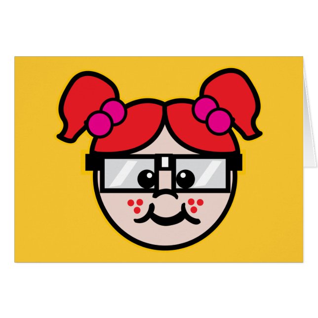 Fille nerd (Devant horizontal)