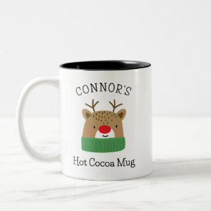 Fille ou garçon personnalisées Noël Hot Cocoa Mug