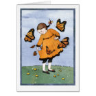 Fille papillon Monarque