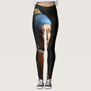 Fille Personnalisée Avec Une Perle Élevant legging