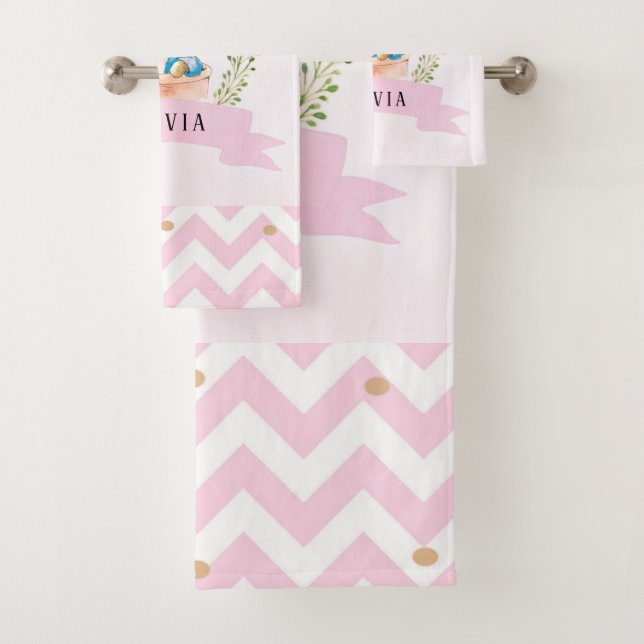 Fille Peter Rabbit Coutume rose (En situation)