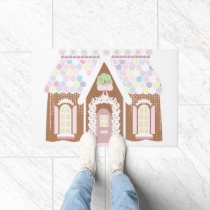 Fille Pink ginger pain maison tapis de porte