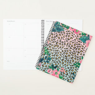 Fille Pink Mint Ombre Floral Parties scintillant E