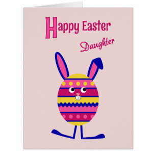 Fille Pouf de Pâques lapin rose