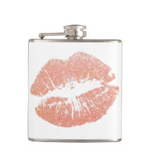Fille Rose Gold Lips Flacon personnalisé