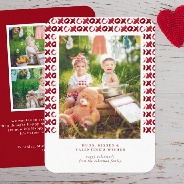 Fille rouge | Valentine Wives Carte photo (Créateur téléchargé)