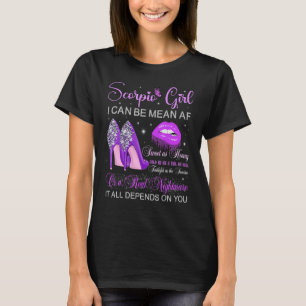 Fille Scorpion Anniversaire Talons Hauts Lèvres qu