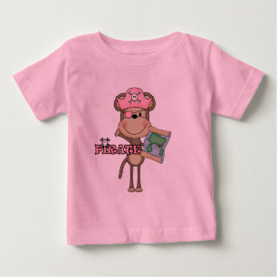 Fille singe Pirate T-shirts et cadeaux