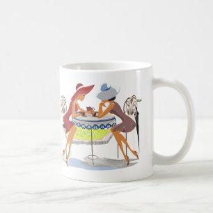 Fille Talk blanc 11 oz classique Mug