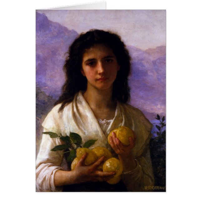 Fille tenant des citrons William-Adolphe Bouguerea (Devant)