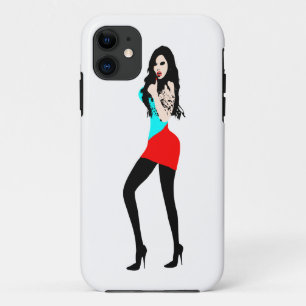 ♔° ・ Fille Vampire mortelle iPhone 5 Coque ・° ♔