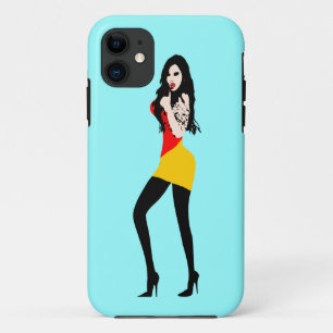 ♔° ・ Fille Vampire mortelle iPhone 5 Coque ・° ♔