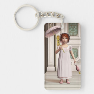 Fille Vintage - Douce Art Rétro de Style Victorien