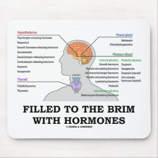 Filled To The Brim With Hormones (Anatomy) Mouse Pad