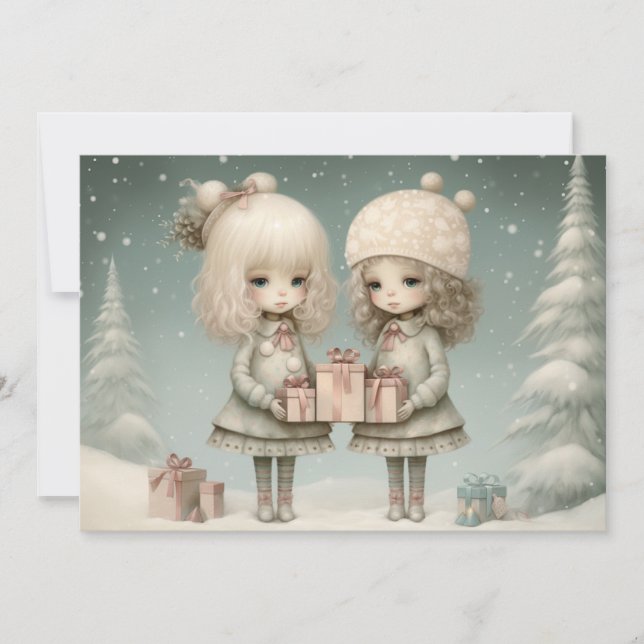 Filled with Love and Laughter: A Festive  Holiday Card (Front)