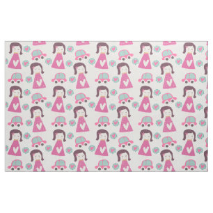 Filles Aller Places Tissu