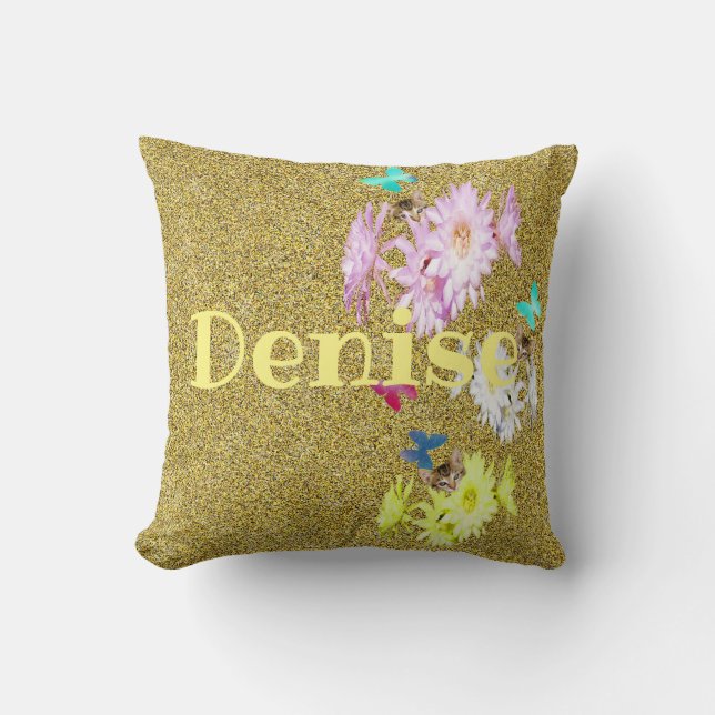 Filles Appelées Denise, Coussin À Jeu Speckled (Recto)