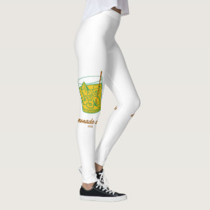 filles boisson d'été conception leggings