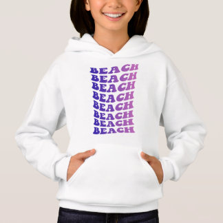 Filles chemise couleur de la plage design
