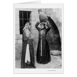 Filles chrétiennes à Nazareth