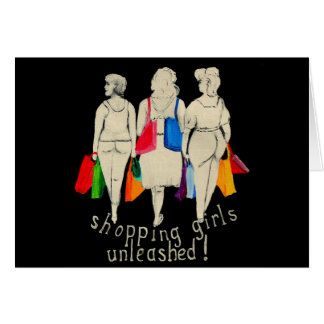 Filles d'achats lâchées