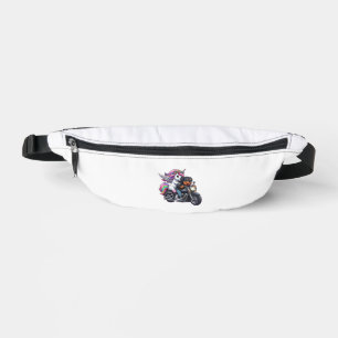 Filles de licorne en moto Femmes Enfants Yorkshi