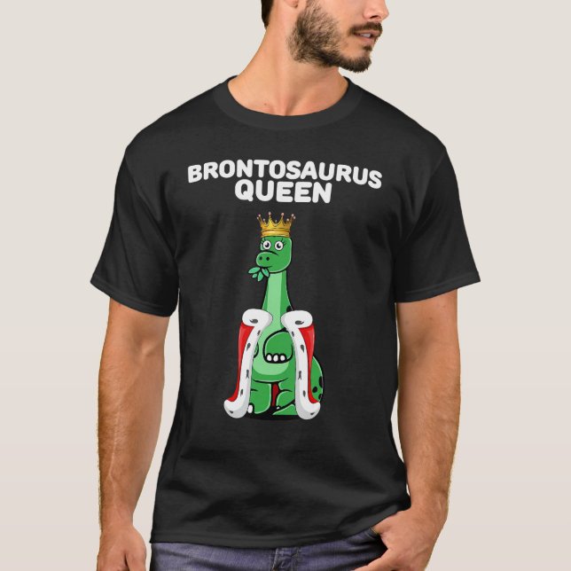 Filles Diplodocus Queen Dinosaur Tshirt femmes Dip (Devant)
