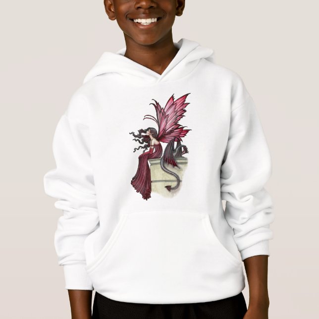 Filles Fairy Dragon Sweatshirt par Molly Harrison (Devant)