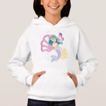 Filles Fille Sirène Sweat - shirt à capuche Jeune 