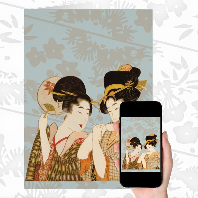 Filles Geishas Japonaises Vintage en Kimonos (Créateur téléchargé)