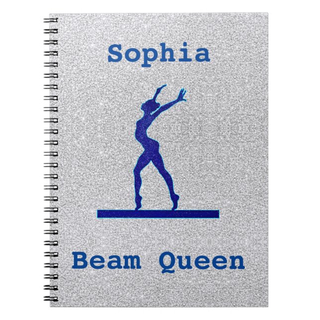 Filles Gymnastique Beam Queen Spiral Carnet photo (Devant)