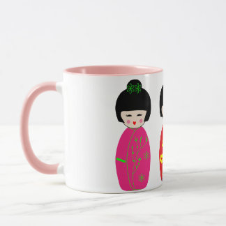 Filles japonaises de la tasse 3