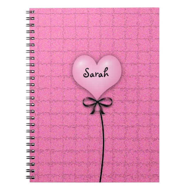 Filles mignonnes Carnets scolaires de ballon de co (Devant)