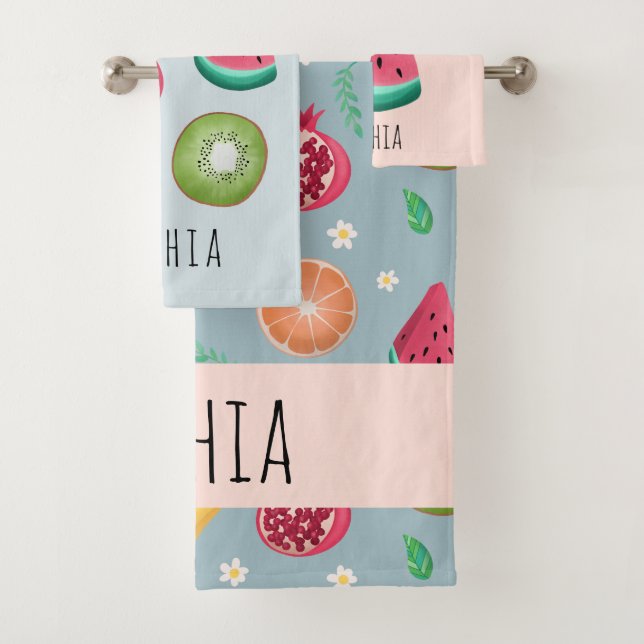 Filles mignonnes Motif de fruits d'été Tropical En (En situation)