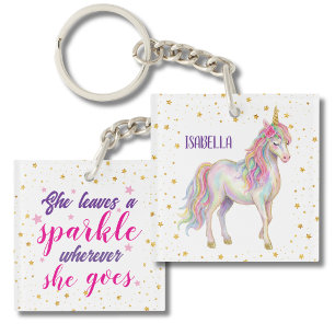 Filles Paillettes Licorne