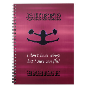 Filles Pom-pom girl Circulaire Carnet Spiral avec 